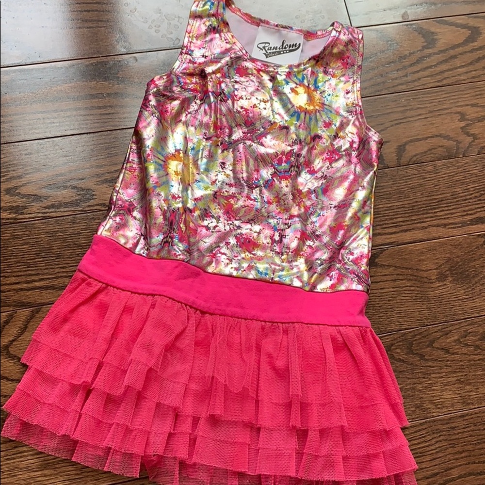 Random Hearts Girls Dress 4T